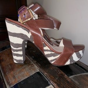 Michael Kors Zebra heels